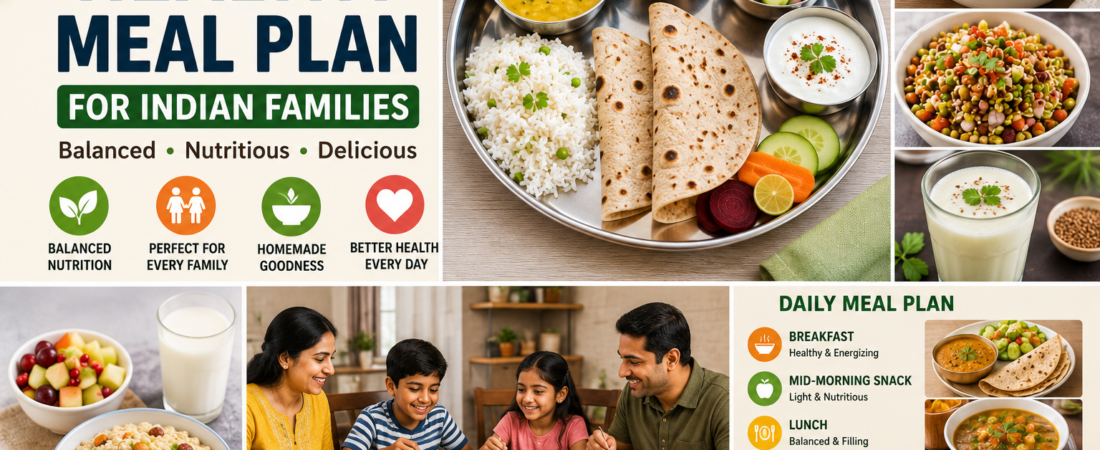 Daily Healthy Meal Plan for Indian Families